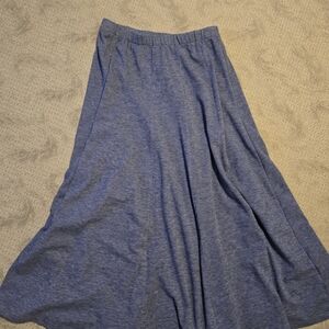 Chic Blue Maxi Skirt for Women